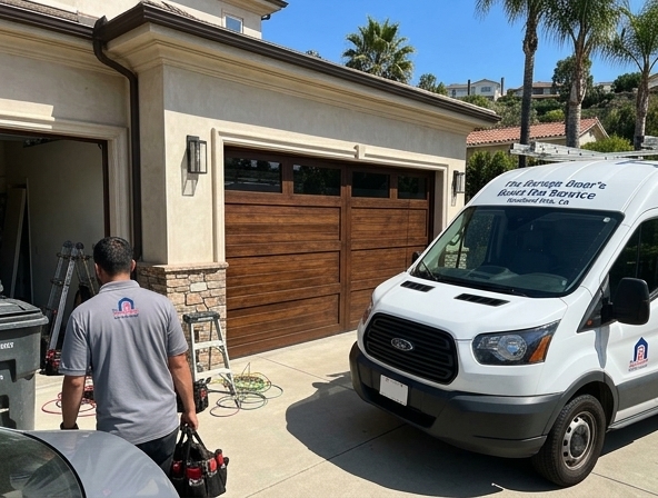Wooden Garage Door Repair in Woodland Hills